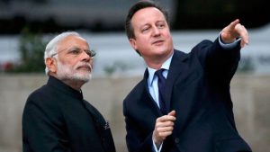 UK Prime Minister David Cameron and Indian Prime Minister Narendra Modi (BBC)