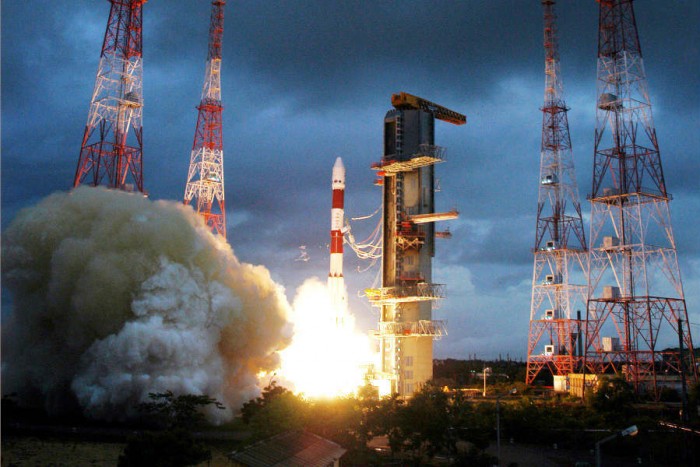 Indian rocket lifts off with country's HysIS, 30 foreign satellites