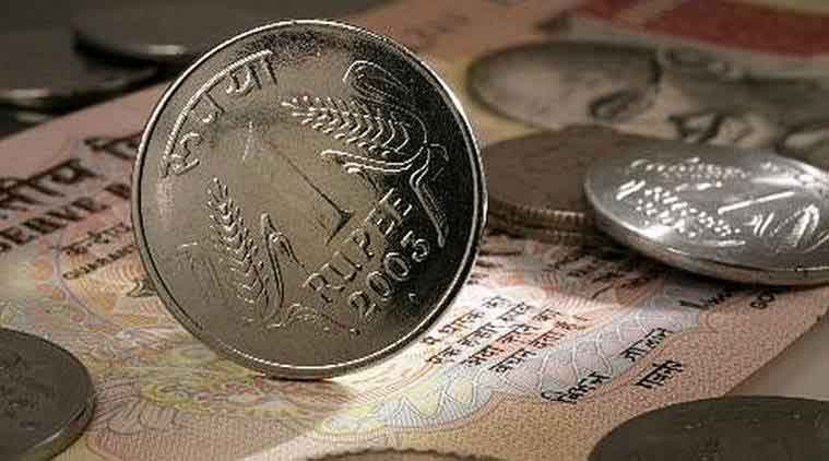 Sensex down 150 points, rupee at 73