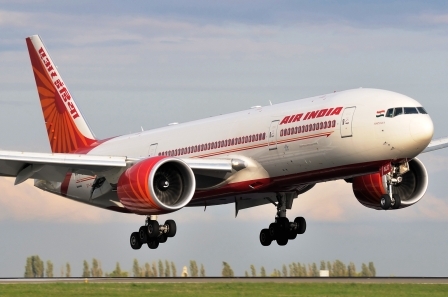 Air India plane survives disaster after hitting wall