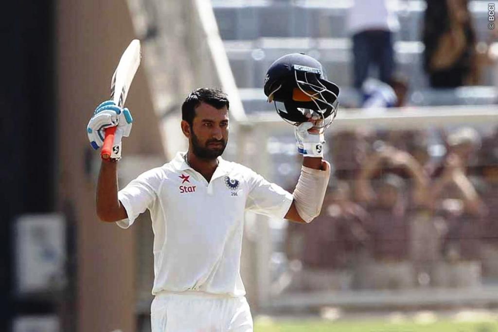 4th Test: Cheteshwar Pujara ton boosts India on Day 1