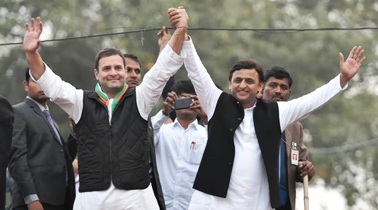SP-Congress Alliance Announces Seat-Sharing in Uttar Pradesh: Congress to Contest 17 Seats, SP to Fight on 63