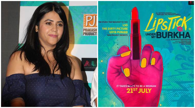 Ekta Kapoor clears buzz over ‘middle finger’ in new poster of ‘Lipstick Under My Burkha’
