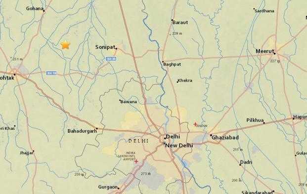5.0 magnitude earthquake hits Haryana on Friday morning