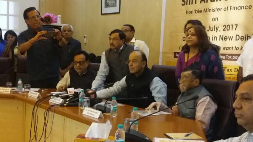 Finance Minister Arun Jaitley launches Aaykar Setu in Delhi