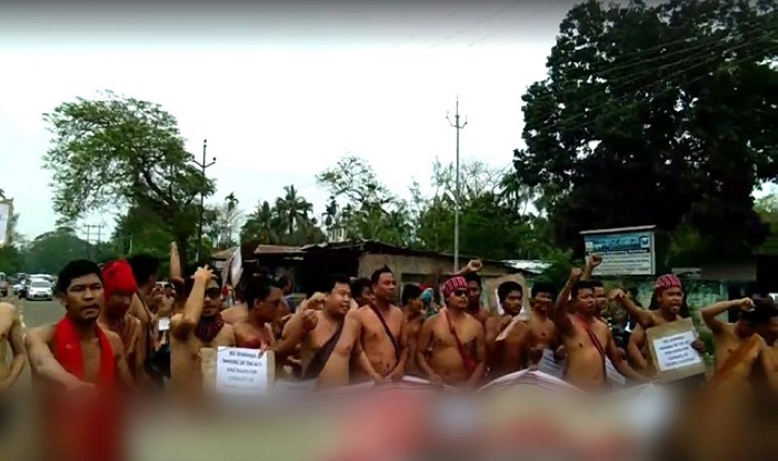 Tripura: IPTF staged naked protest demanding separate state