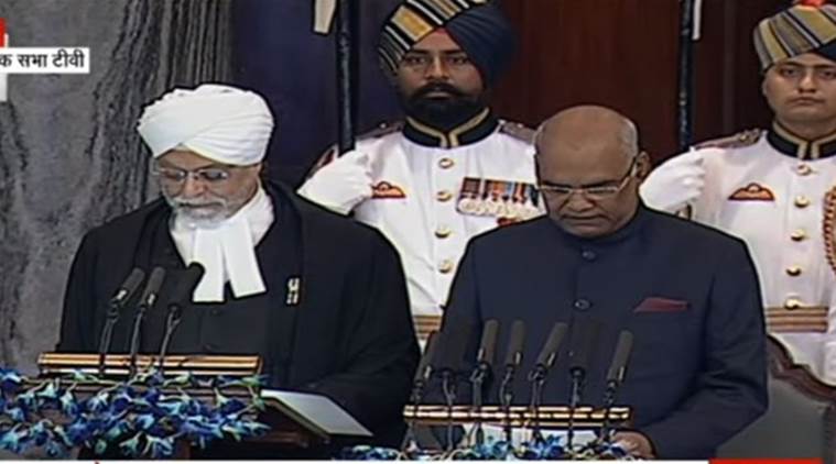 Honoured to be sworn in as 14th President of India: Ram Nath Kovind