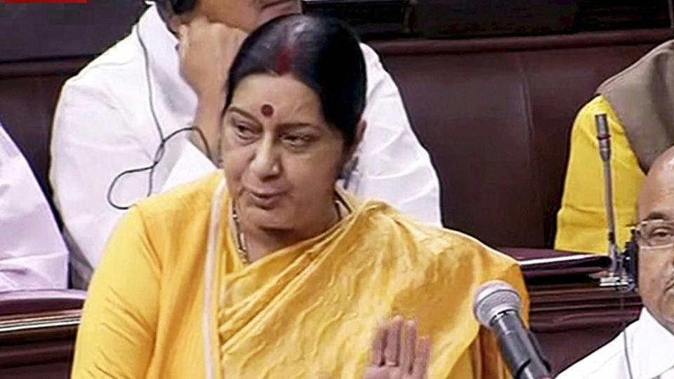 Opposition to move privilege motions against Sushma Swaraj for ‘misinforming’