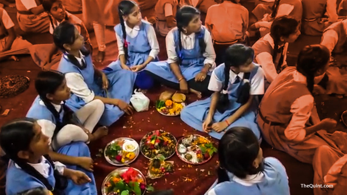 This school in Bhopal is asking students to make “Shivlings”