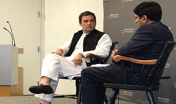 New Jersey: I like Make in India but its moving in wrong direction, says Rahul Gandhi