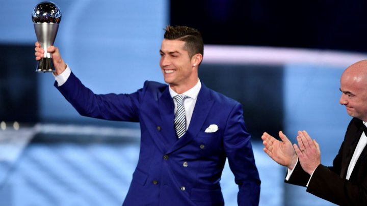 Real Madrid star Cristiano Ronaldo named FIFA men's best player