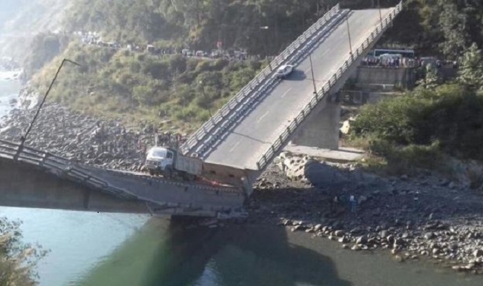 Six injured after bridge collapses in Himachal Pradesh