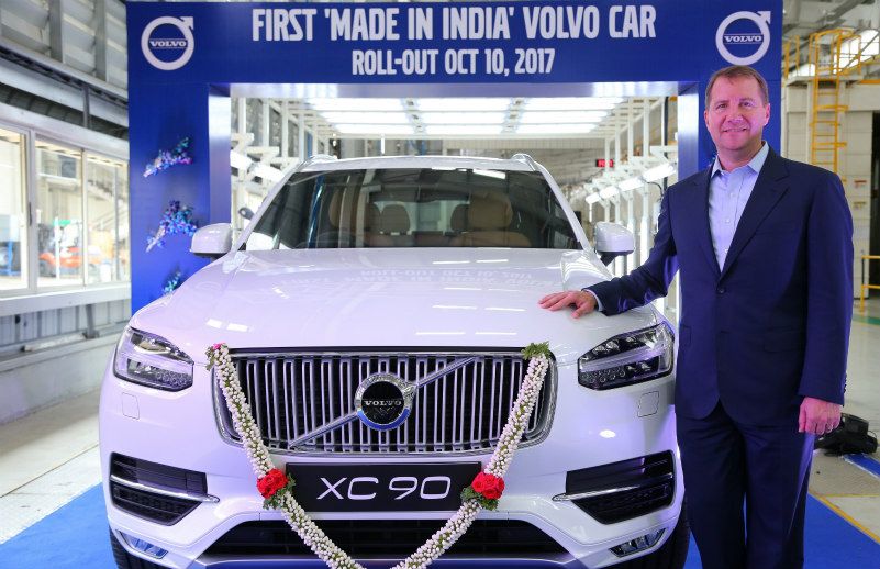 First made in India Volvo car rolls out of factory