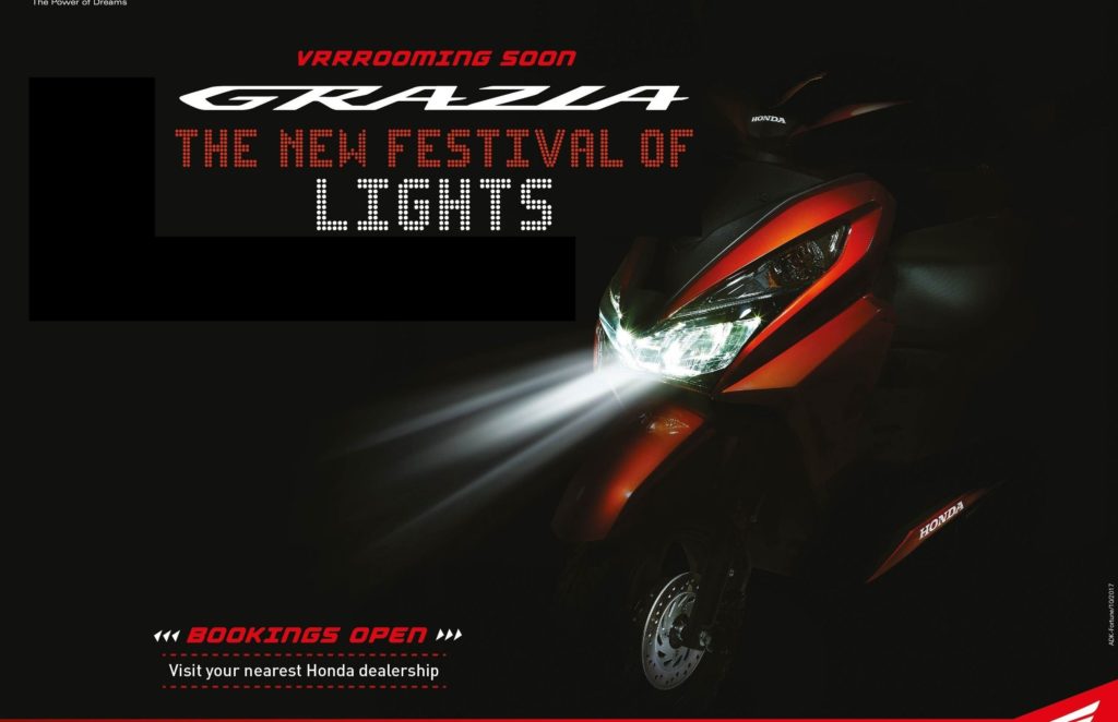 Honda to launch the Grazia on November 8