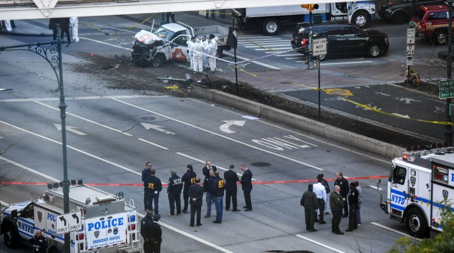 New York attack: Eight killed in 'act of terror'; suspect arrested