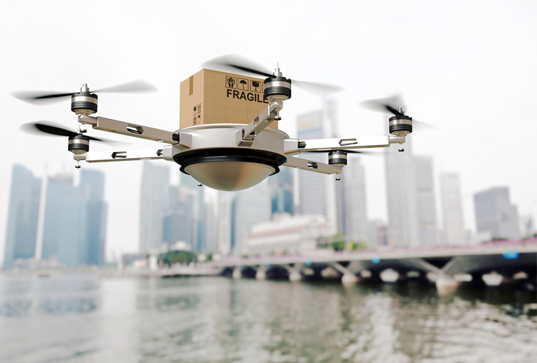 E-commerce will be able to do deliveries using drones