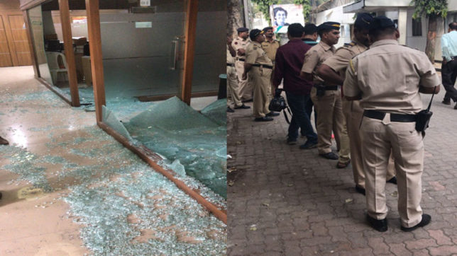Mumbai Congress headquarters vandalised by unknown persons