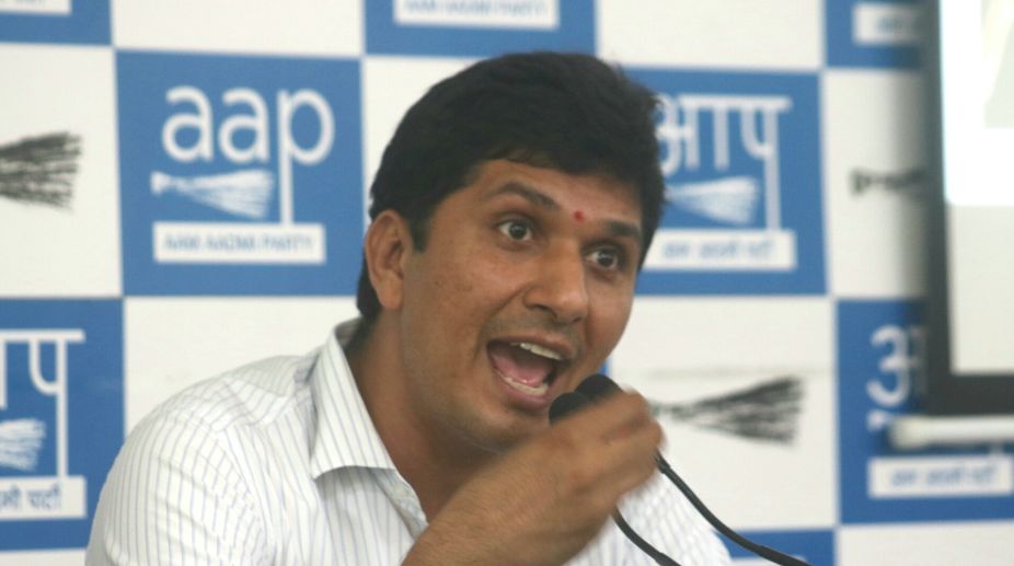 The Aam Aadmi Party (AAP) Chief Spokesperson Saurabh Bharadwaj on Thursday said law and order system in the national capital has been "completely demolished" with BJP ministers thrashing people in the streets. Bharadwaj's remarks came as he talked about a case where a senior citizen, Santosh Kumar Gupta (who narrated the incidence to Bharadwaj) was beaten and threatened by BJP's local Lok Sabha leader Suraj Chauhan (husband of BJP councilor candidate Pratibha Chauhan) and his driver Ravi in August this year. Bharadwaj said the victim had gone to Malviya Nagar Police station with a CCTV recording of the assault, where he was told to wait for 2 hours and even after that the police did not register the complaint. On the other hand, the Malviya Nagar SHO told IANS that no FIR has been registered and that the matter between Santosh and the BJP politician was already resolved.