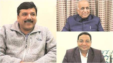 AAP nominees file nomination for three Rajya Sabha seats