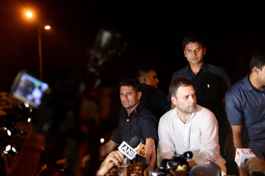 Rapes of young women spark outrage: Rahul Gandhi leads vigil, demands justice for women