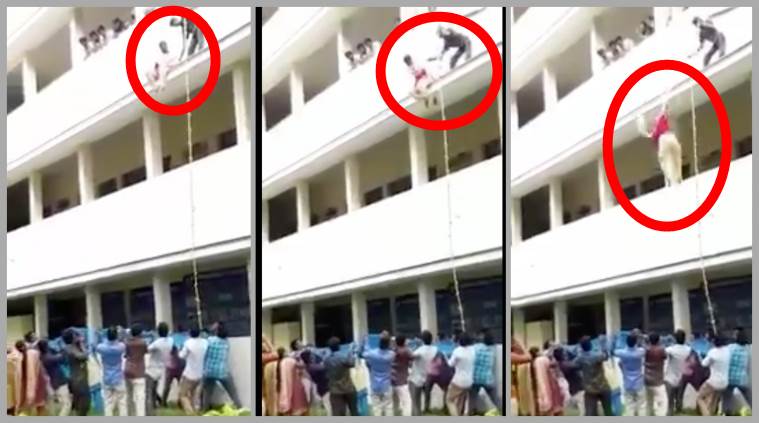 Pushed off second floor, girl dies during a safety drill in a Coimbatore college