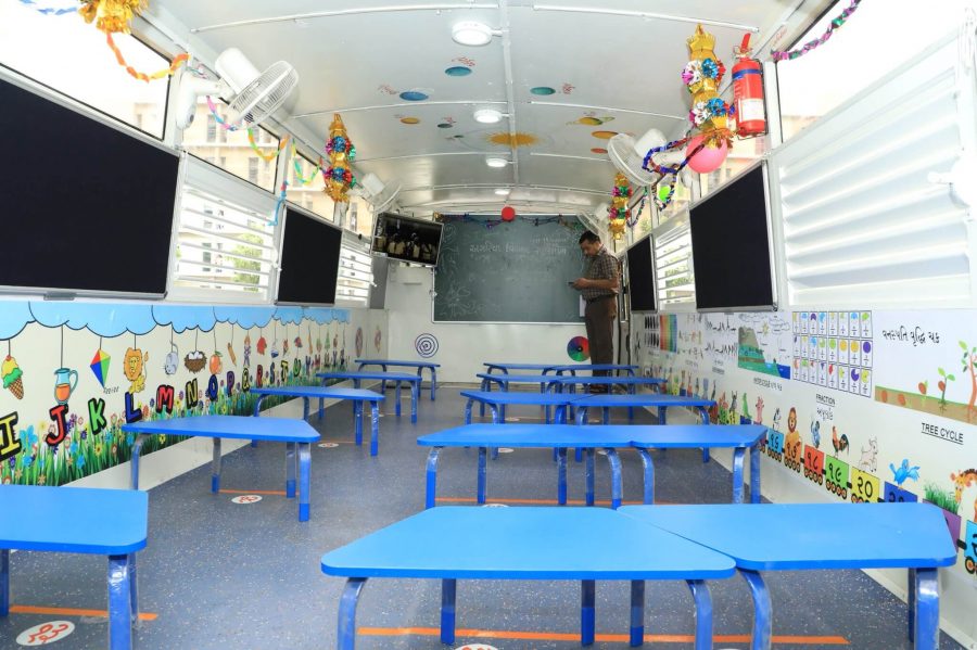 Gujrat government launches ‘School on Wheels’ for kids of salt pan workers