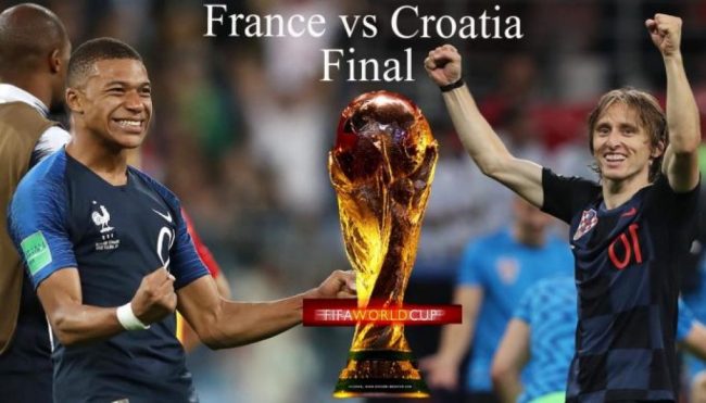 World Cup 2018 Final: France vs Croatia - Live!