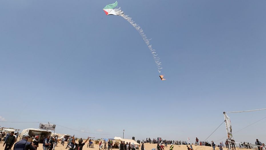 Israel attacks group launching ‘arson balloons’ from Gaza