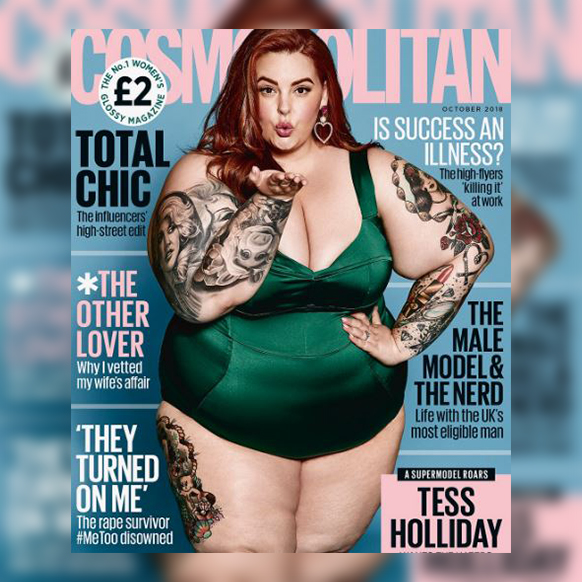 Fashion Menace! Either starve or be overweight to get featured on cover
