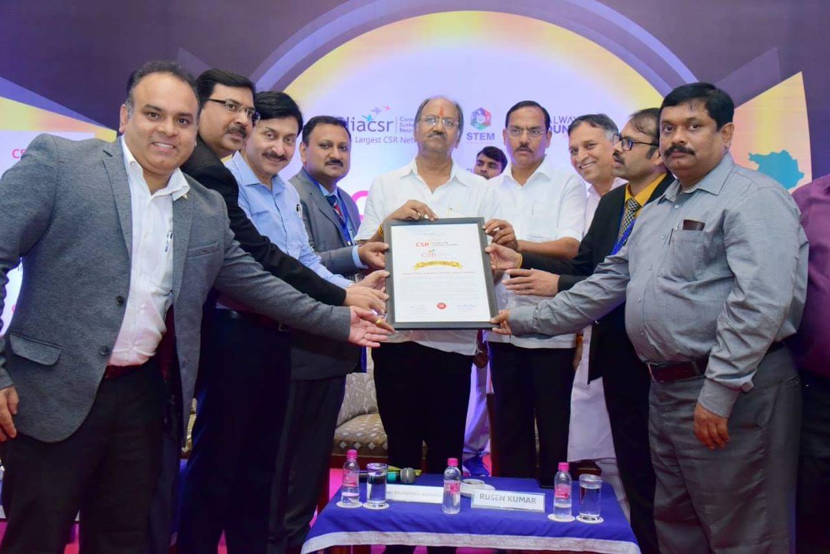 JSPL honoured with "CSR Project of the Decade Award 2018"