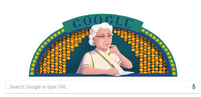 Google Doodle honors feminist, writer Ismat Chughtai