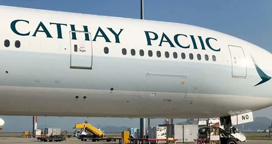 Hilarious! Cathay Pacific airline misspells its own name on new plane