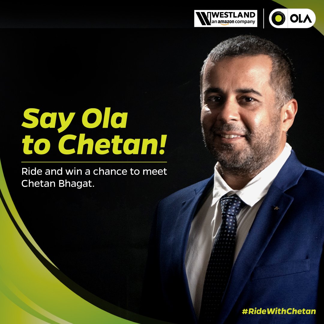 Ola offers chance to ride with Chetan Bhagat; Netizens thank for warning, choose Uber instead