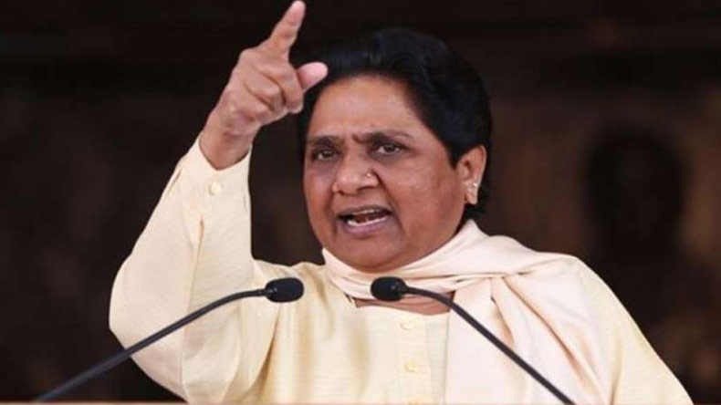 Mayawati takes on BJP, Congress in first joint rally
