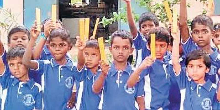 Eco friendly: This school thumbs down even the ball-pens, bans all plastic products