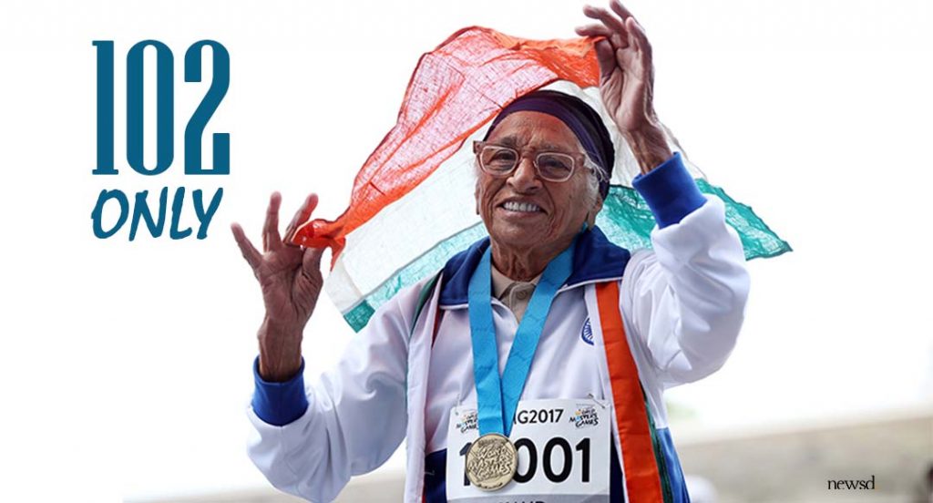 At the age of 102, she bags gold in 200m race
