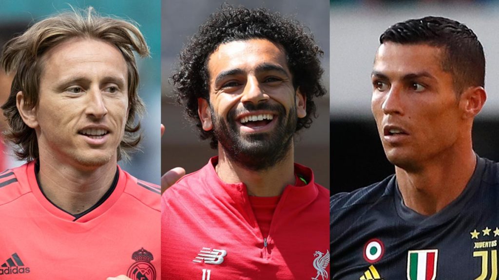 Ronaldo, Modric, Salah shortlisted for The Best FIFA Men's Player Award