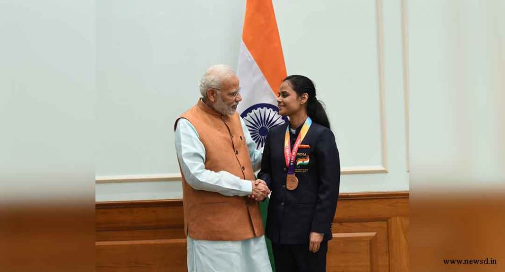 Para Athlete Nidhi Mishra thanks PM Modi for encouragement