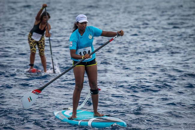 India's first woman stand-up Paddleboarder, Tanvi