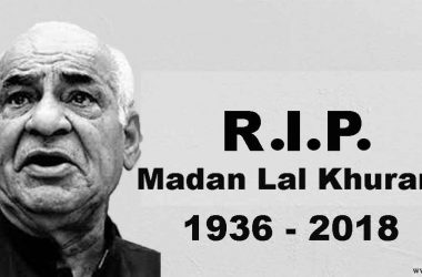 Former Delhi CM Madan Lal Khurana passes away at 82