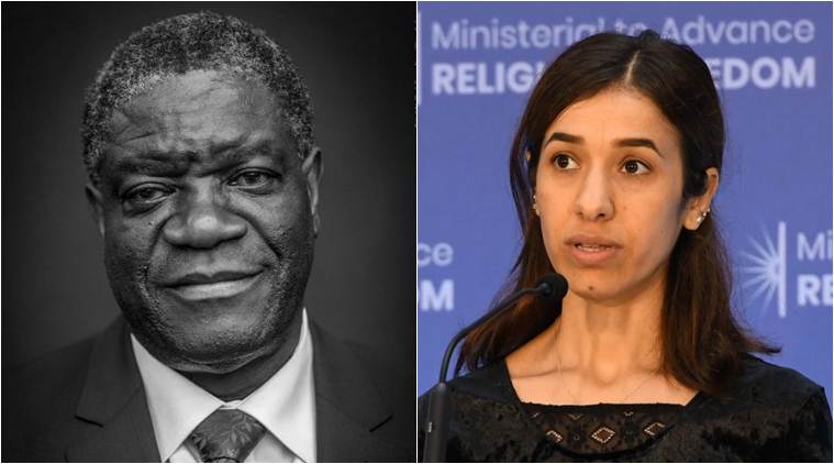 Nobel Peace Prize goes to Congolese doctor, former IS hostage Nadia Murad