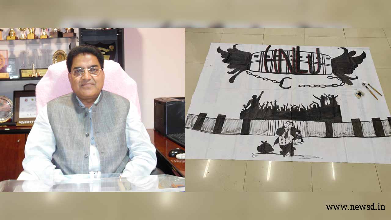 Raipur: HNLU VC Sukhpal Singh resigns, students call off indefinite hunger strike