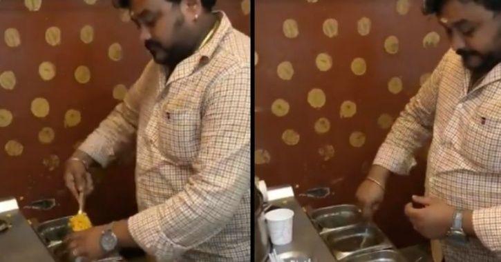 This Coimbatore man creates music with ladle while serving sweetcorn