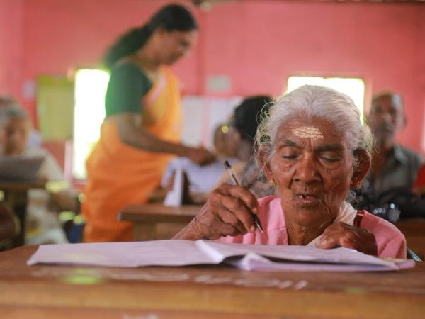 Meet 96-year-old Karthyayani Amma who scored 98% in literacy exam