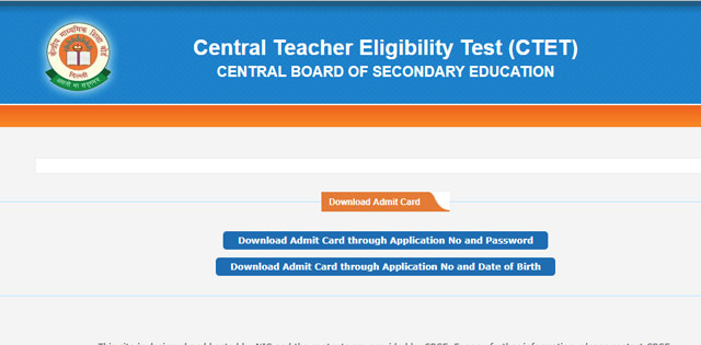 CTET 2018 Admit Card/Hall Ticket released @ ctet.nic.in; Check exam pattern here