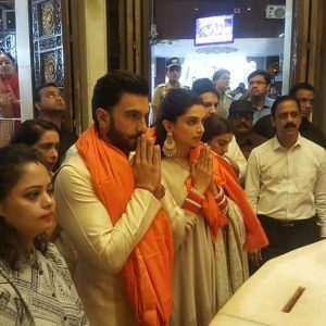 Deepika Padukone and Ranveer Singh visit Siddhivinayak temple