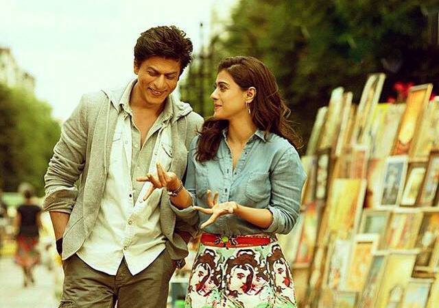 Shah Rukh Khan and Kajol in a still from Dilwale