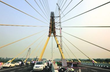 Delhi's Signature Bridge opens for public