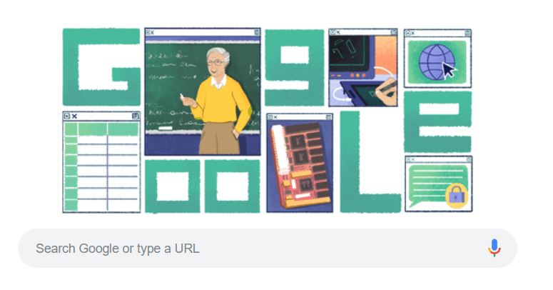 Google celebrates professor who foresaw Internet's impact with a doodle