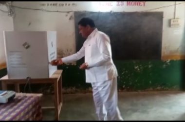 Viral Video: BJP Minister performs 'puja' of EVM on polling day in Chhattisgarh